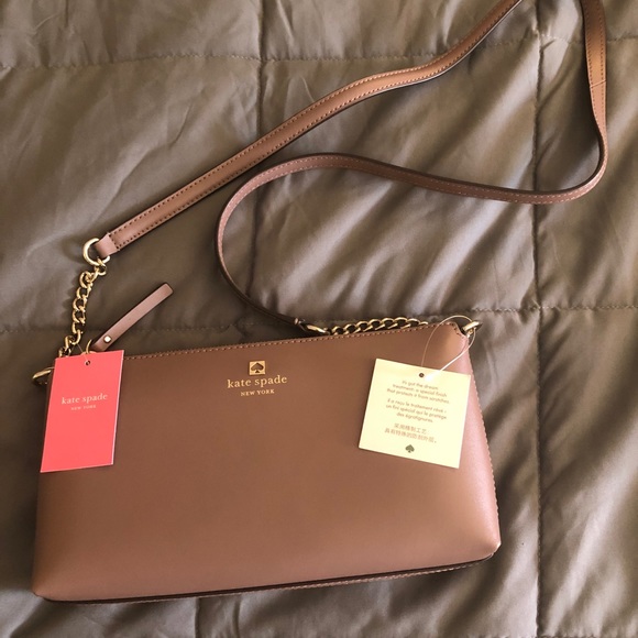 kate spade Handbags - Brown Kate Spade Leather Crossbody